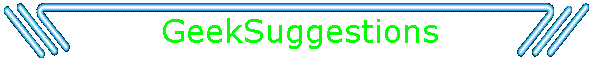 GeekSuggestions